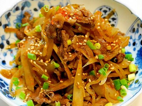 白ご飯にピッタリ！ごぼうと牛肉のしぐれ煮